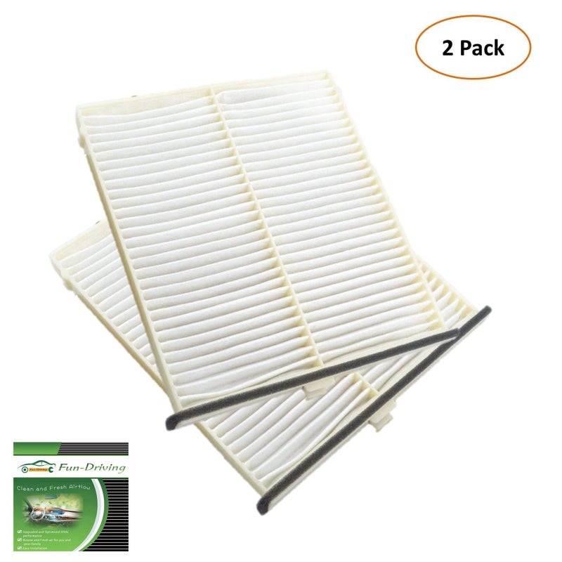 FUN-DRIVING 2 Pack White FD811 Cabin air filter for Mazda 3,6,CX-5, Replacement for CF11811,KD45-61-J6X - Image 3